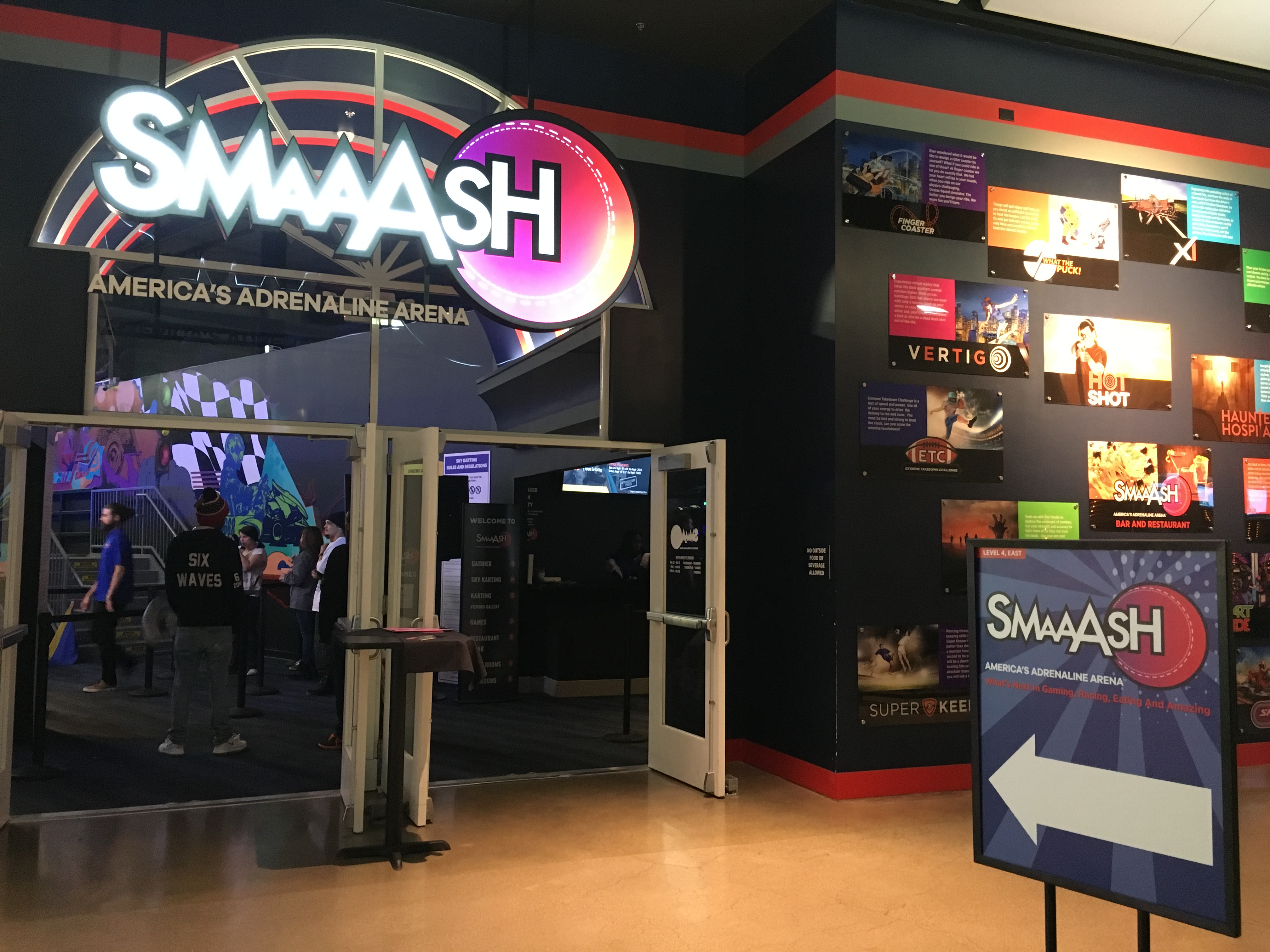 the entrance of smaaash